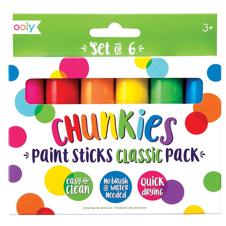 Bobangles - Wholesale Paint set - Ooly Chunkie Paint Stick/6