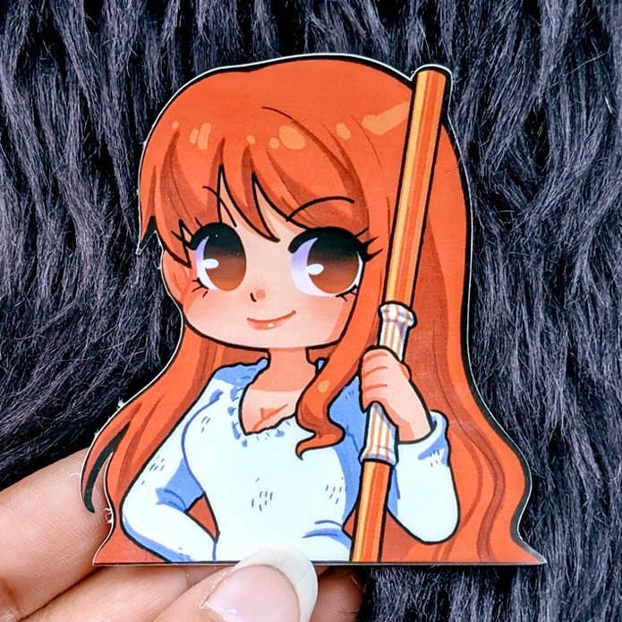 Autocollant en vinyle imperméable à l'eau anti-UV Cat-Burglar Navigator pour la vente par Journeybunny