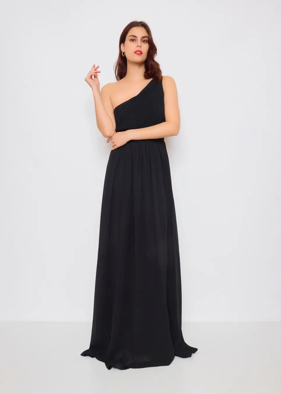 Eva & Lola - Epsilonn - Wholesale Gown - Women's - Long dress with slit at the thighs - R138623