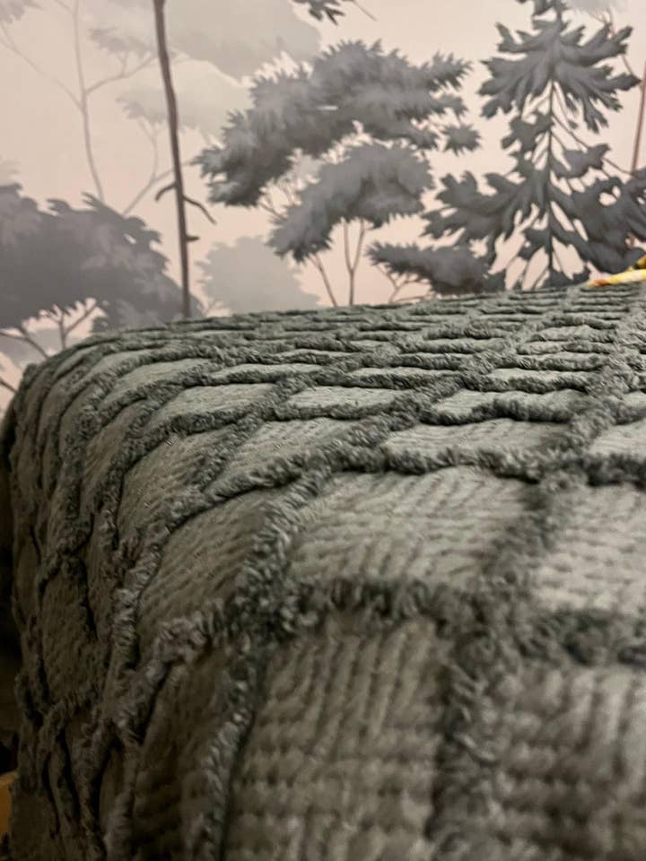 AWESOME HOME-Fondo letto in cotone tessuto 2 colori-195 x 120 cm per la vendita all'ingrosso da parte di Awesome Home