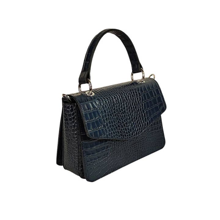 idPearl Showroom – Mala com alça superior – Mulher por atacado – Bolsa Estruturada Bergge x IdPearl Terra Pequena