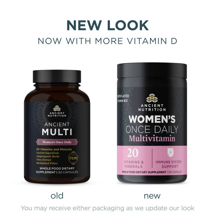 Black Ancient Multivitamin Women's Once Daily | Capsules (30 Capsules) for wholesale on Faire2