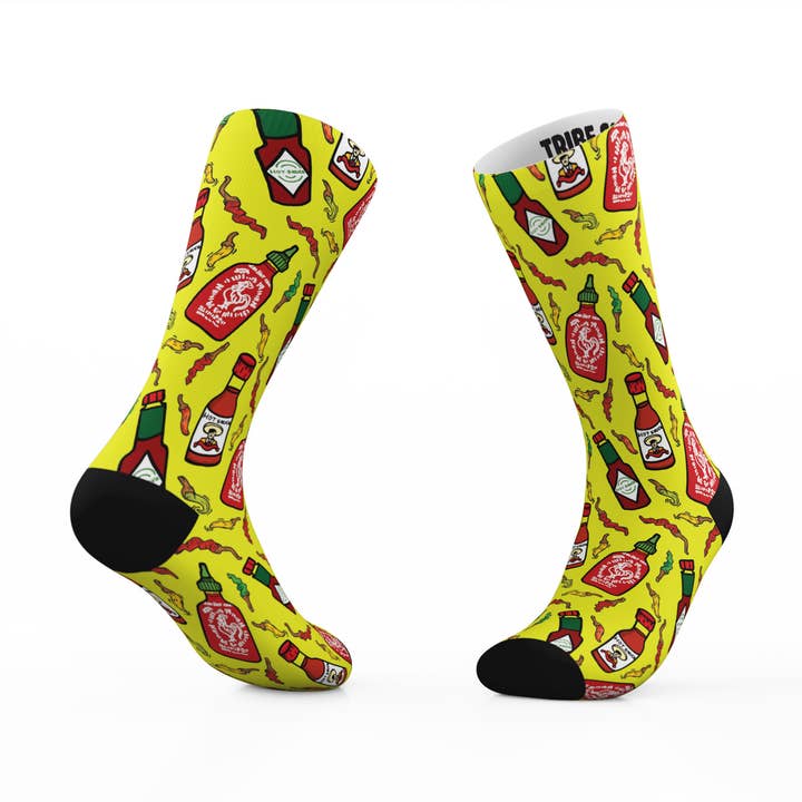 Hot Sauce Socks for wholesale by Tribe Socks