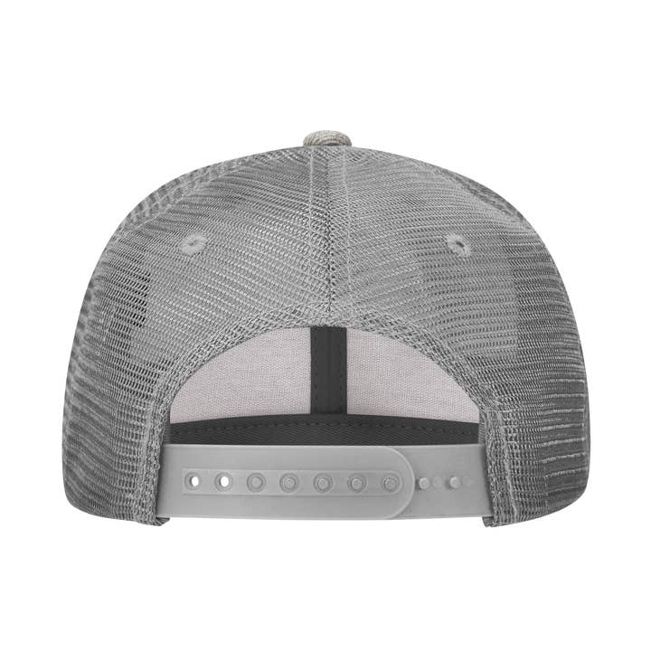 The Park Wholesale - Wholesale Trucker hat – Unisex - Decky 1052 - Blank 6 Panel Trucker Hat, Flat Bill Snapback - 10527