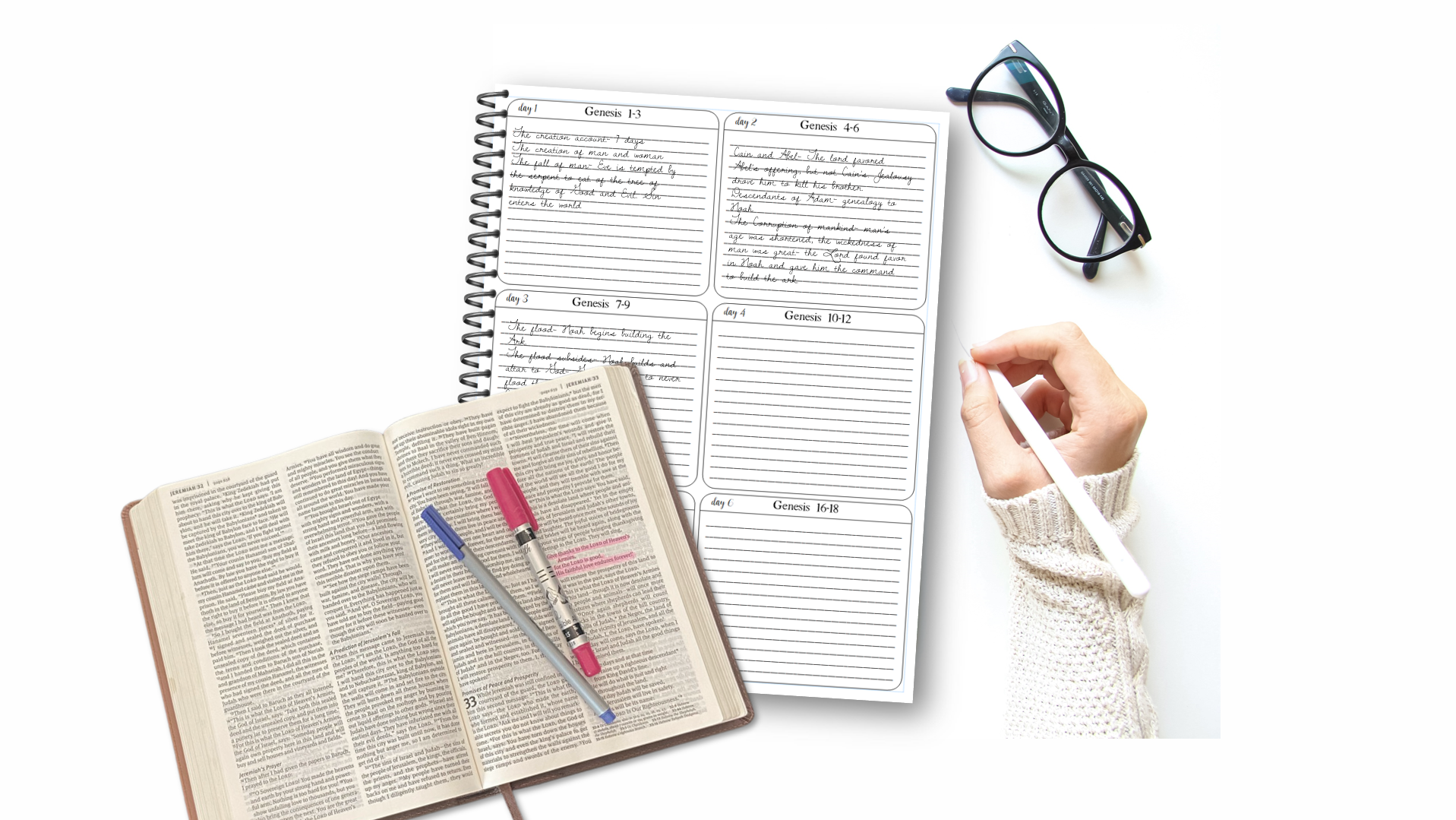 Lamp Light Journals - Wholesale Journal/Diary - One Year Bible Reading Guide- Great is Thy Faithfulness1