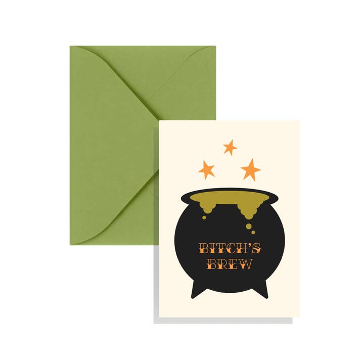 B* tch's Brew Cabinet Card for engroshandel hos KGS Design Studio