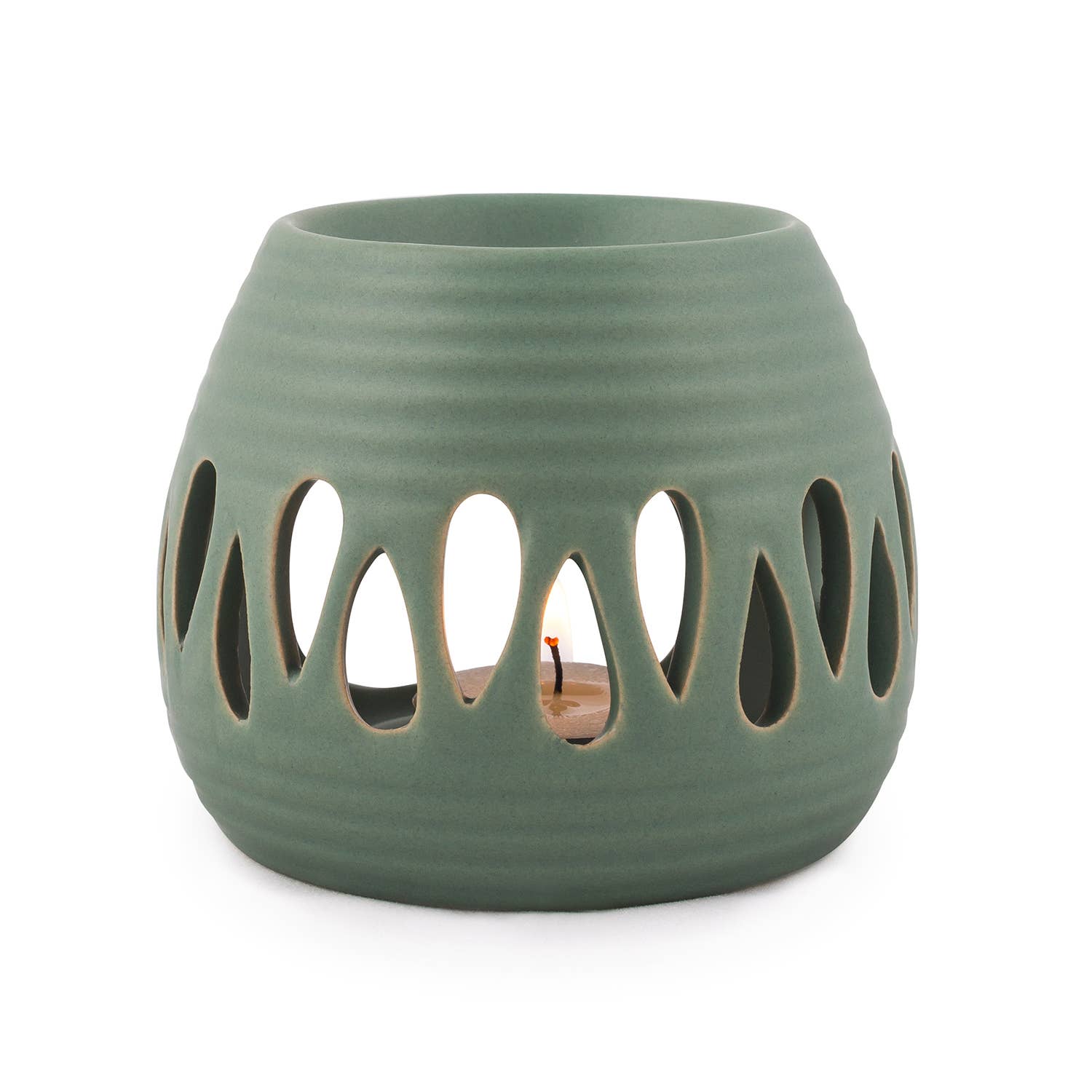 Pajoma - Wholesale Fragrance Warmer - Fragrance lamp “Simple”, green, h 8 cm