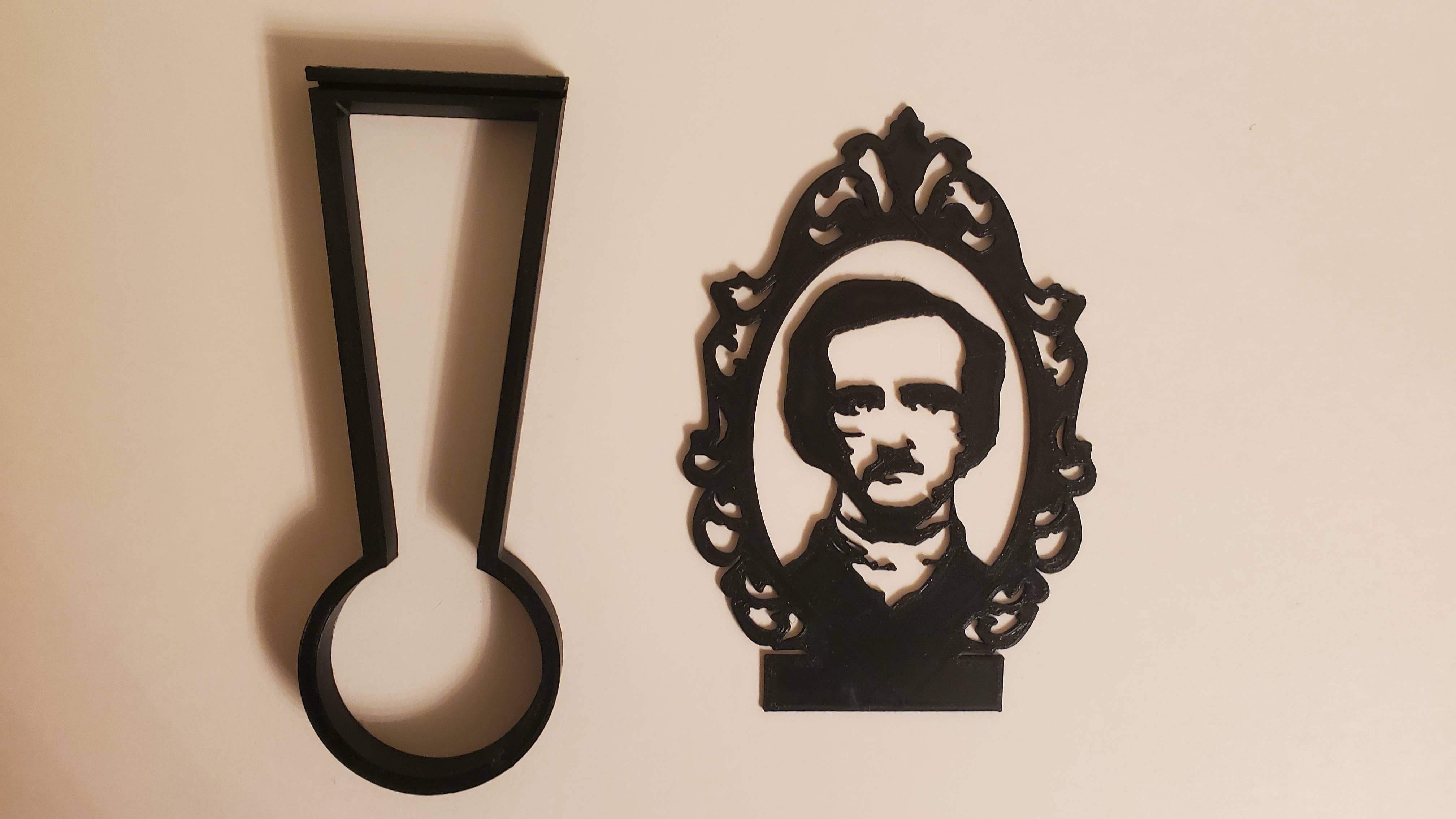 KeaLite - Wholesale Decorative Tabletop Object - KeaLite Edgar Allan Poe Shadow Caster and KeaLite Stand3