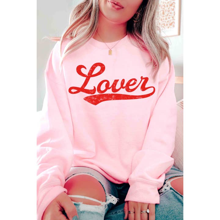 Sweatshirt Gráfica LOVER por atacado de A. BLUSH CO