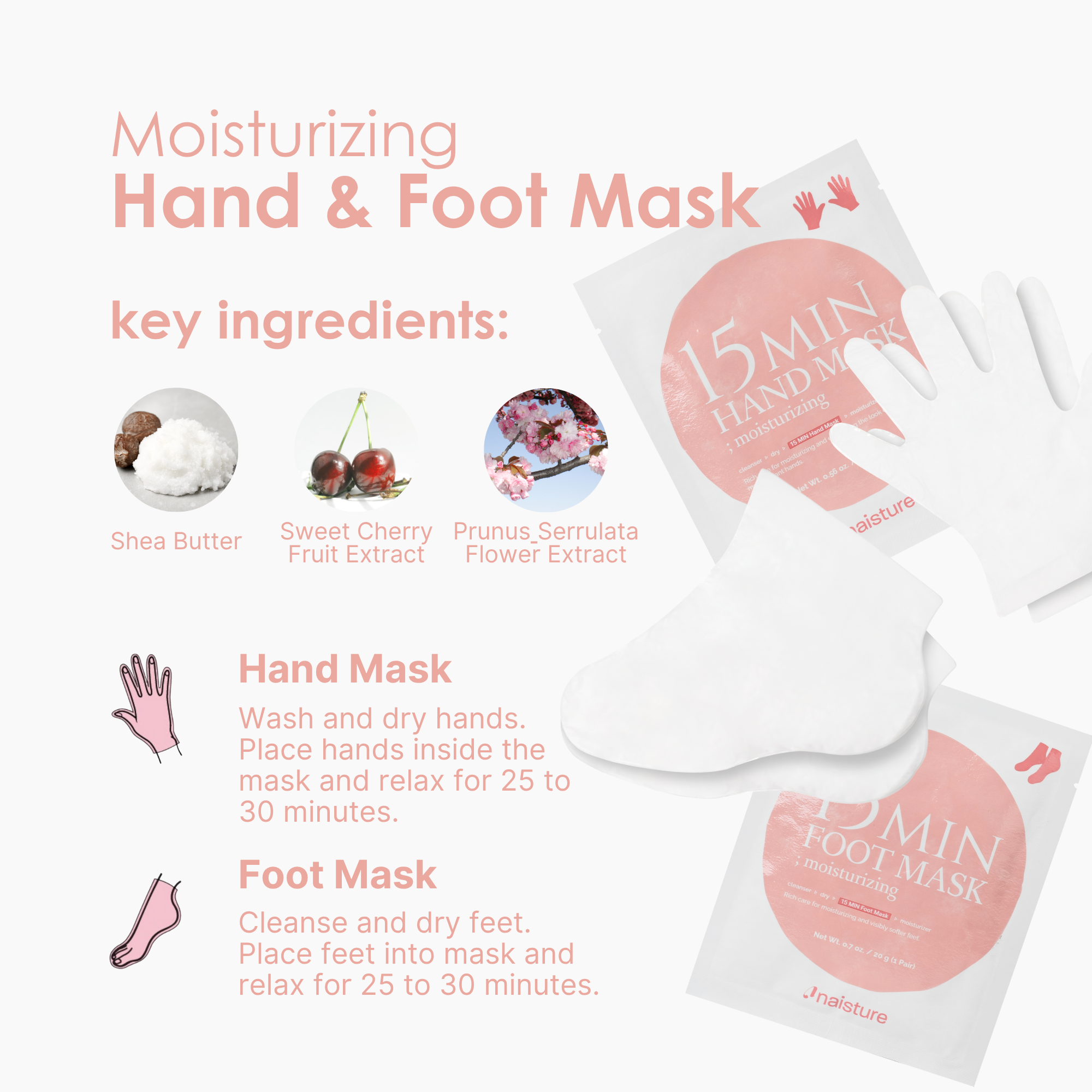 Naisture - Wholesale Skincare Face Mask - 15 Min Pamper Me Kit – K-Beauty Self-Care (7pc)4