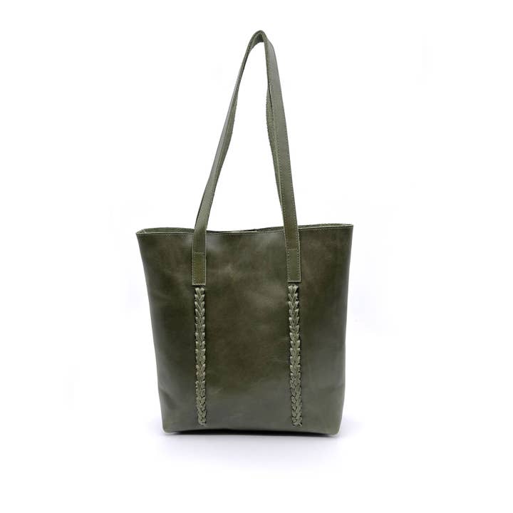 Double-Dutch Tote in Sage for wholesale by SutiSana