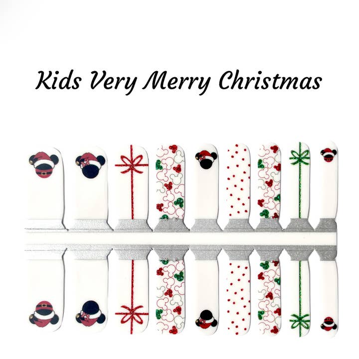 Vista Rustics - Wholesale Nail Art/Decal - Kids Very Merry Christmas1
