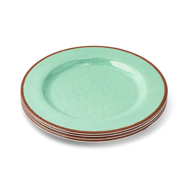 Core Home - Wholesale Dinner Plate - 4pk 11" Melamine Dinner Plates - Wintermint