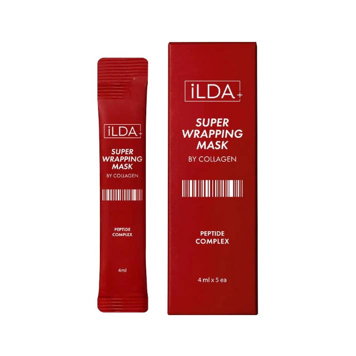 ILDA Kollagen Peptid Indpakningsmaske 4g x 5 stk for engroshandel hos K Motives Beauty