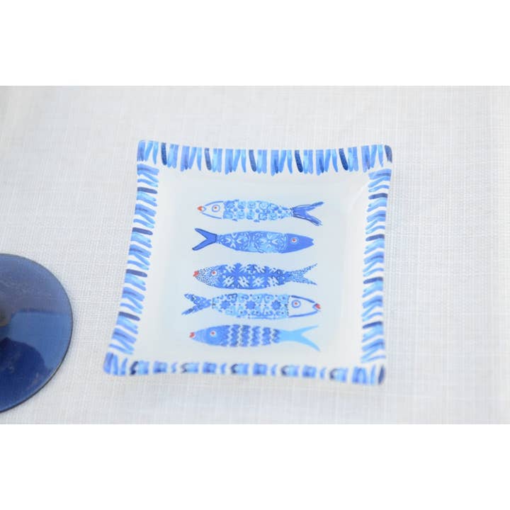 AULICA - Wholesale Decorative Plate/Dish/Bowl - Fish-shaped deep dish 11.5x11.5x1.8cm - set of 61