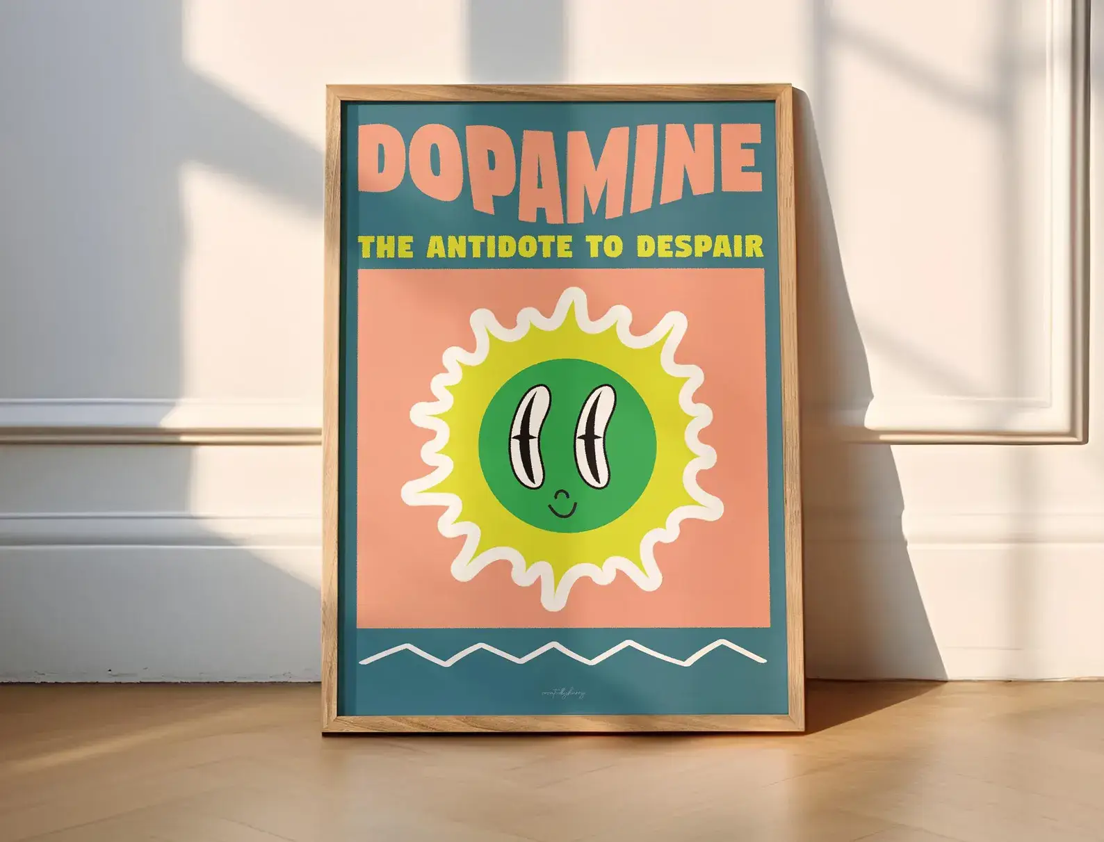 Createdbyharry - Wholesale Art Print - Dopamine Abstract Wall Art Print0