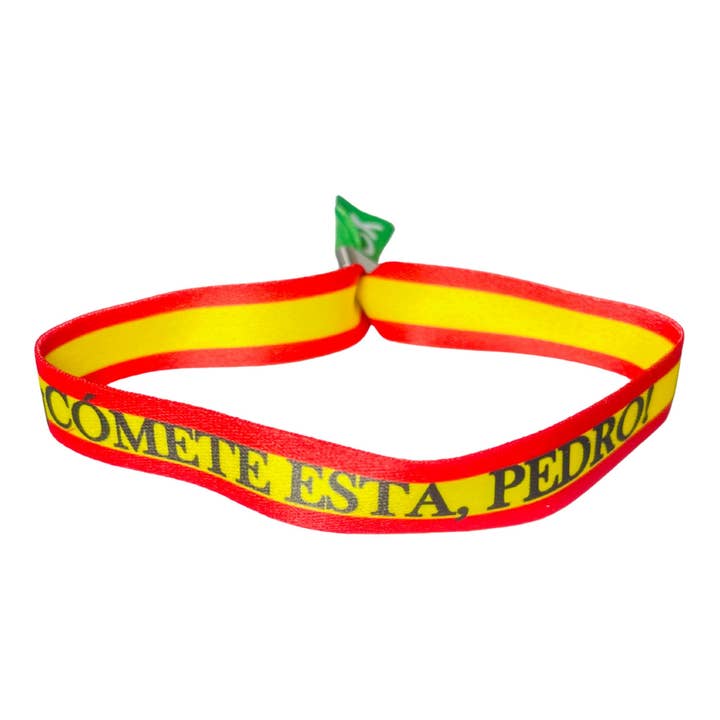 Pulsera - ¡COMETE ESTA, PEDRO! - VOX - P2874 para venta al por mayor de Astur Pins