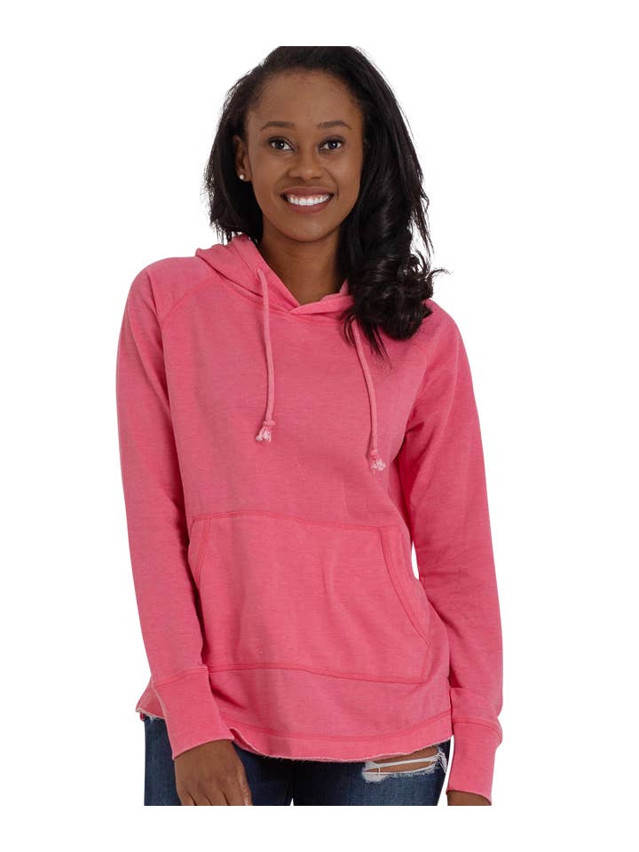 U.S. Apparel – wholesale Hoodie – Women's – Ladies Crossover Hoodie - Drop Back Hem13