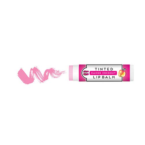 PUREfactory Naturals - Wholesale Lip Balm - Flip Flop Tinted Lip Balm .15 oz - Mango Coconut/ pink