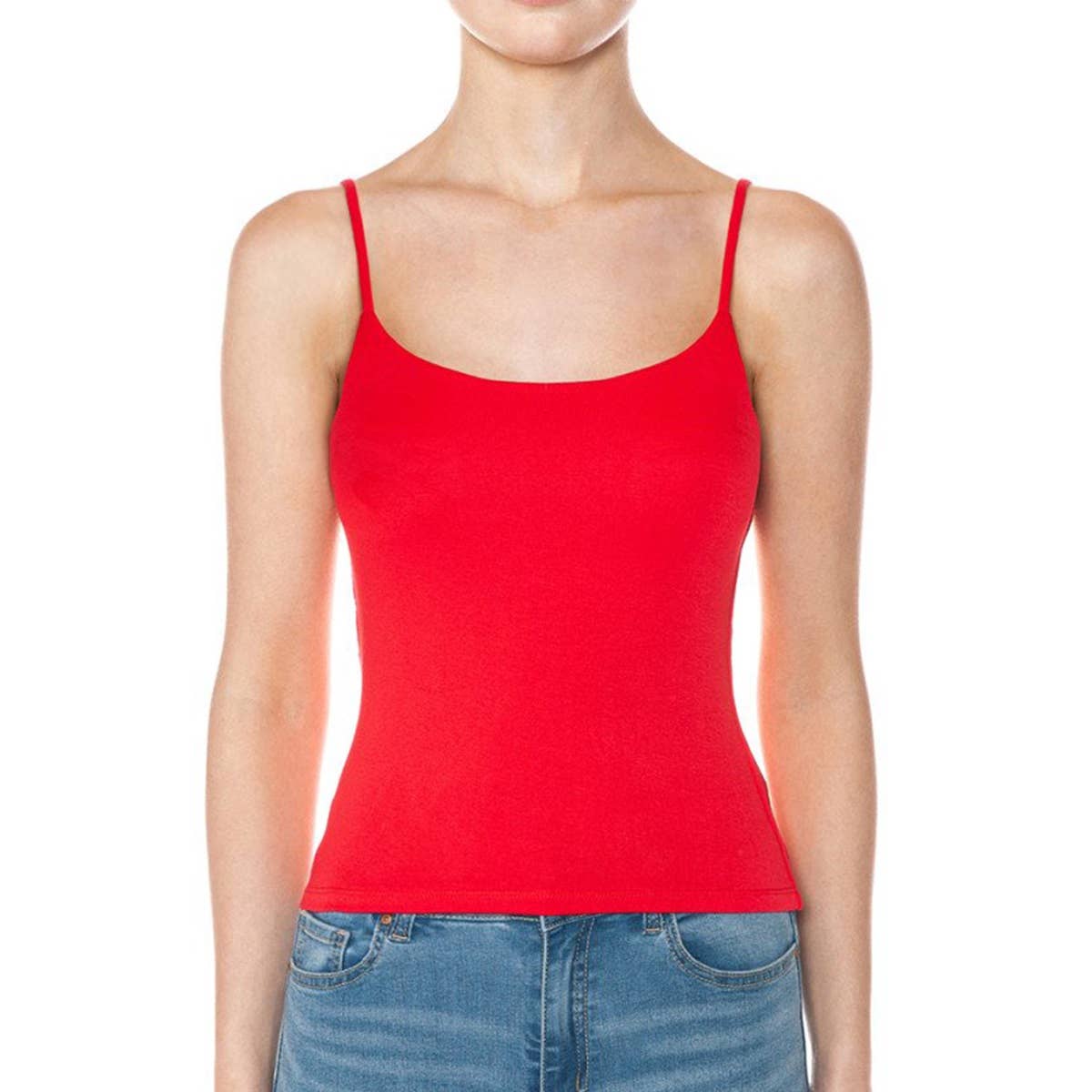 UP CLOTHING - Vente Caraco – femme - DÉBARDEUR À DOUBLE COUCHE À ENCOLURE DÉGAGÉE7