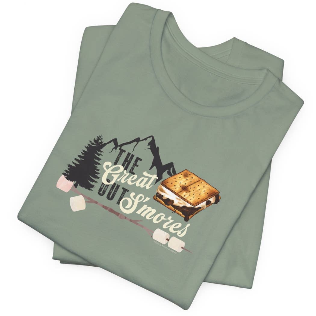 Snorty Morty Designs - Wholesale T-Shirt (Graphic) - Women's - S'mores Outdoors Graphic T-Shirt4