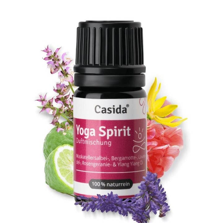 Yoga Spirit mélange d’huiles essentielles 100% naturelles pour la vente par Casida