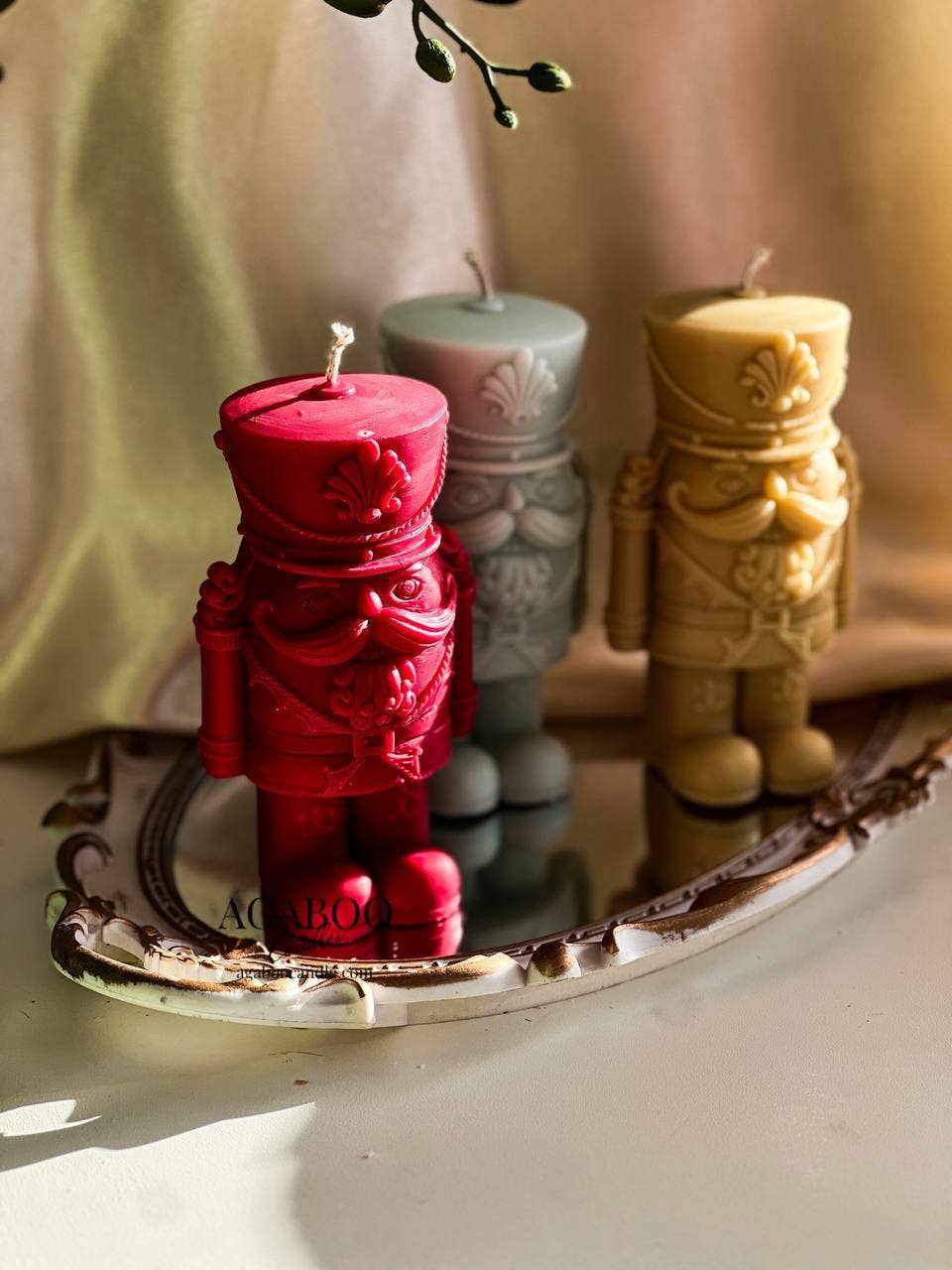 Agaboo Candle - Wholesale Novelty Candle - Christmas Shorty Nutcracker Statue Candle 5.5x2in 4
