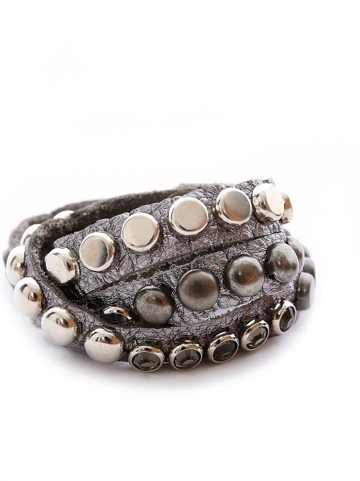 Leather Wrap Bracelet for wholesale by Lynn Tallerico Handbags