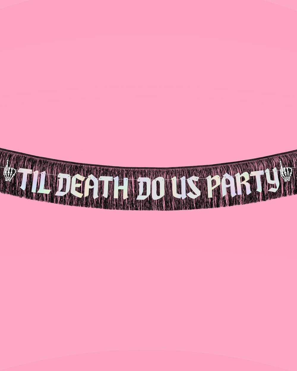 xo, Fetti - Wholesale Party Sign/Banner - Till Death Banner - two piece banner1