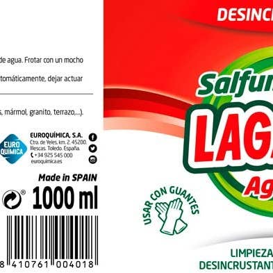 Lagarto - Wholesale All-Purpose Cleaning Spray - Agua Fuerte Salfumat Lagarto 1 liter bottle1