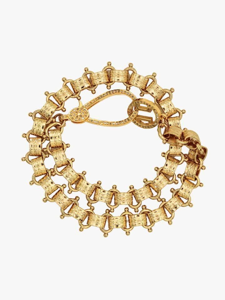 Morgan Bracelet - Gold Plate for wholesale by Harvest Jewels