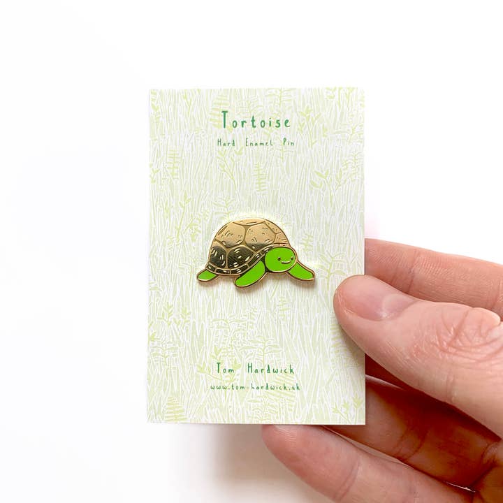 Tom Hardwick - Wholesale Lapel Pin/Button - Tortoise Enamel Pin