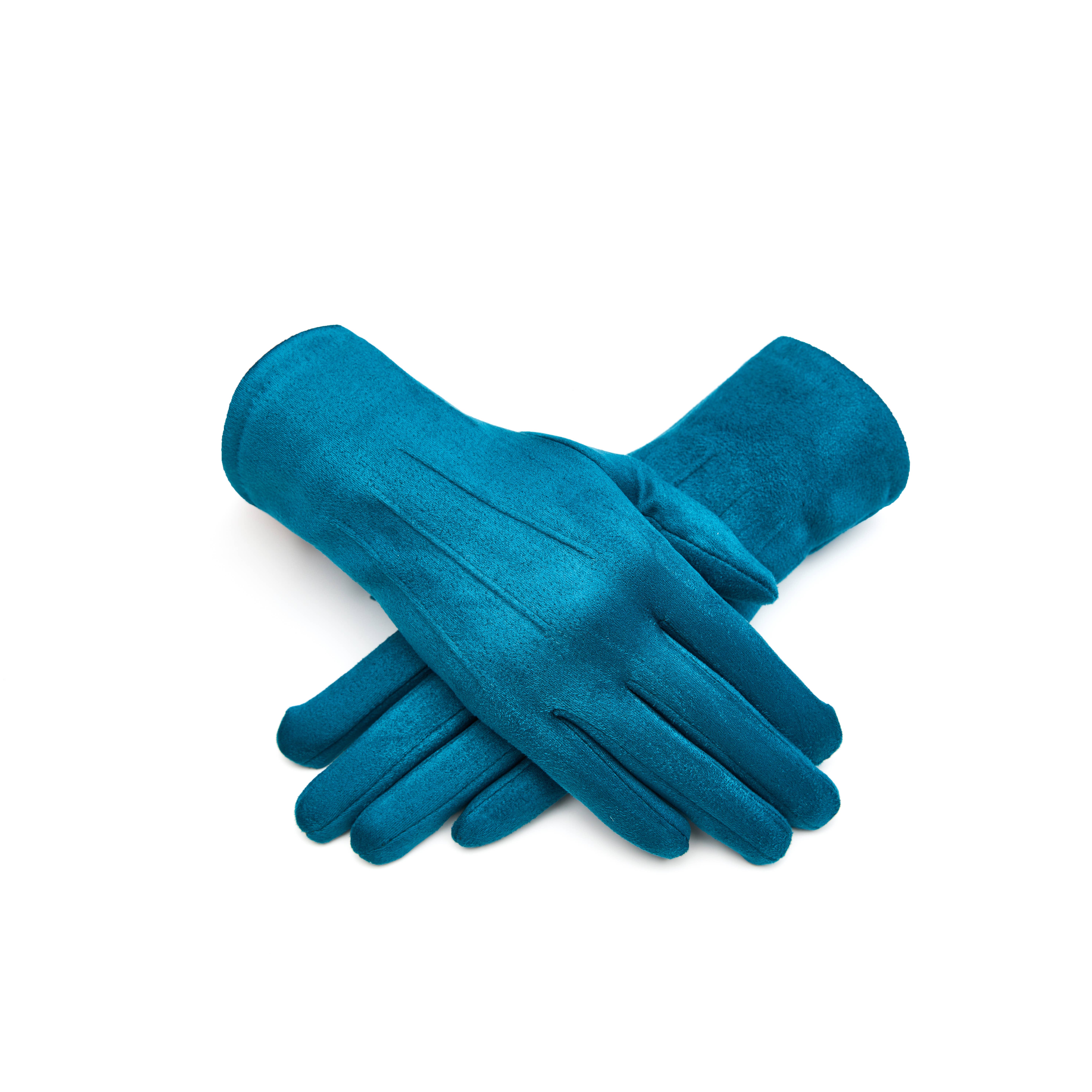 Aavion – wholesale Gloves – Women's – Women's Touchscreen Faux Suede Gloves – Classic Solid Color15