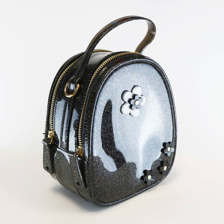 Doe a Dear - Wholesale Crossbody Bag - Kids - B3930F Floral Motifs Jelly Purse