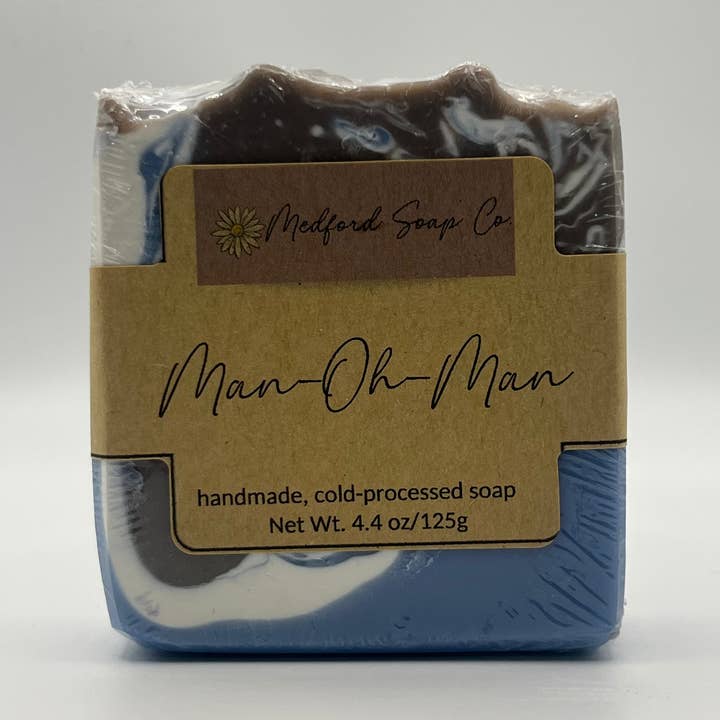 Man-Oh-Man for wholesale by Medford Soap Company
