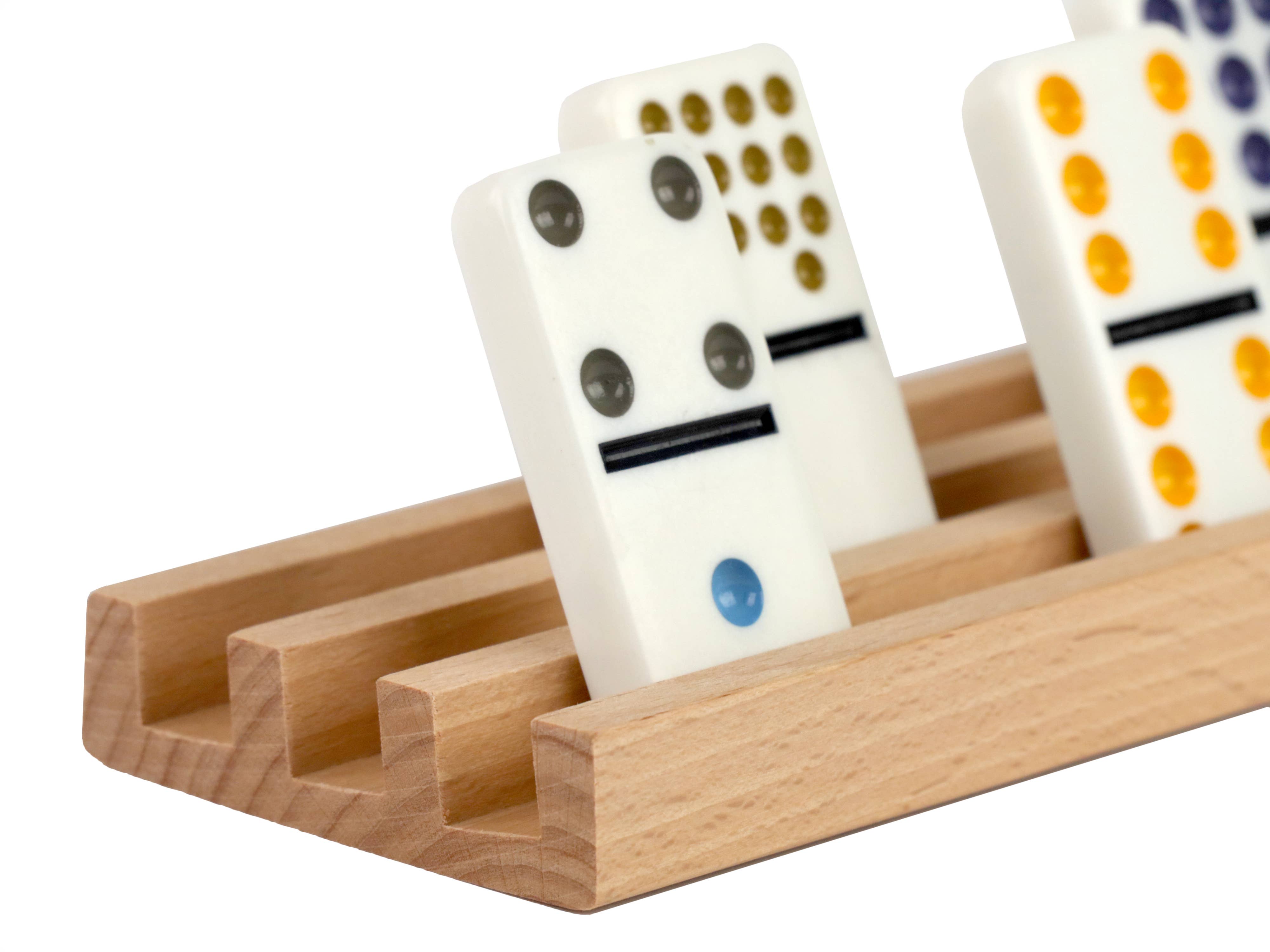 Regal Games - Wholesale Dominoes - Wooden Domino Trays  (set of 4)3