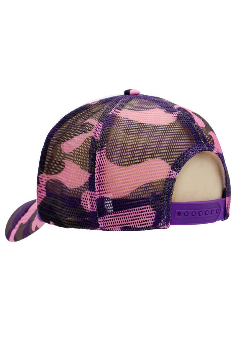 Cap Zone - Wholesale Trucker Hat - Unisex - Camouflage Five Panel Foam Trucker Hat21