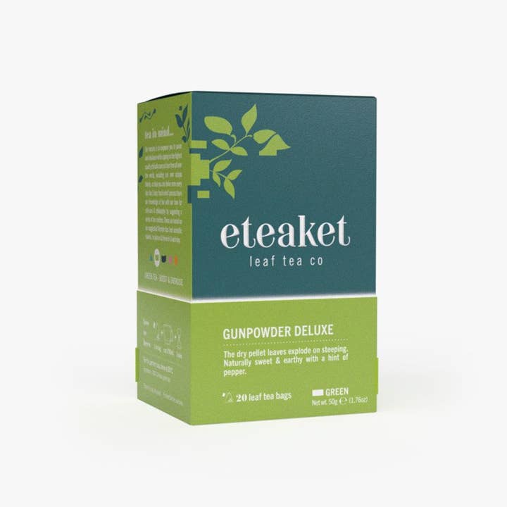 eteaket – Großhandel Teebeutel – Gunpowder Deluxe - 20 Teebeutel