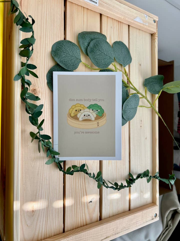 Carte Dim Sum Awesome pour la vente par 100 Days Co
