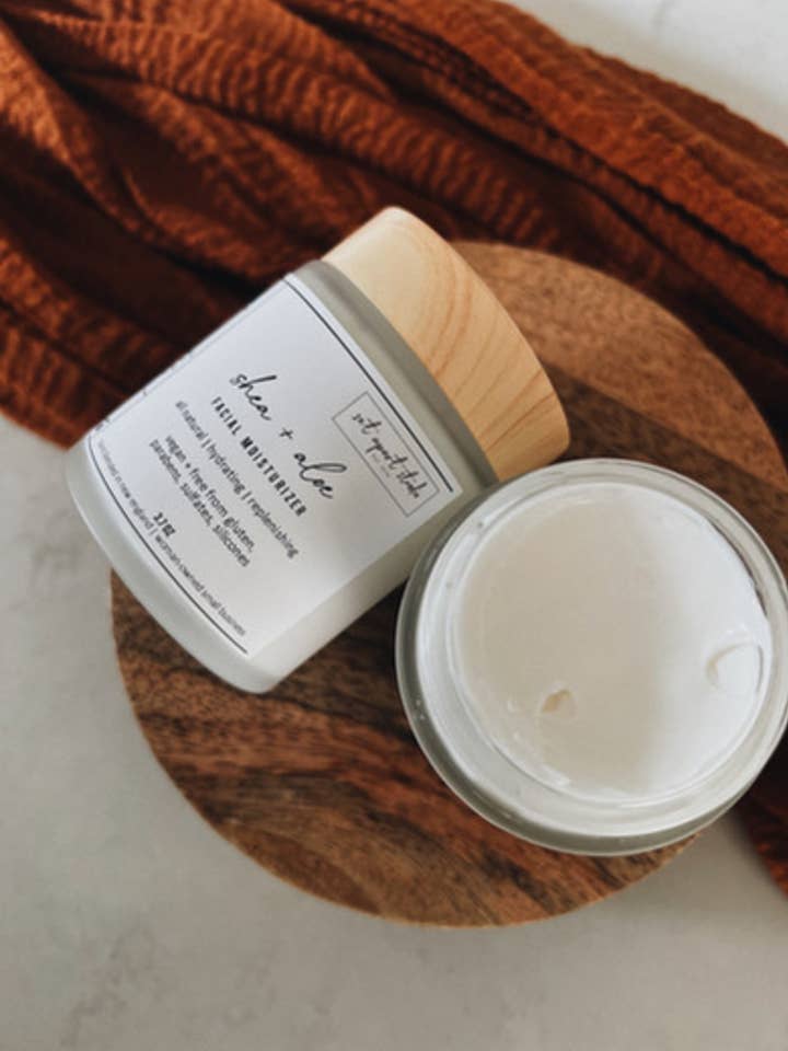 aloe + shea | facial moisturizer for wholesale by Set Apart Studio