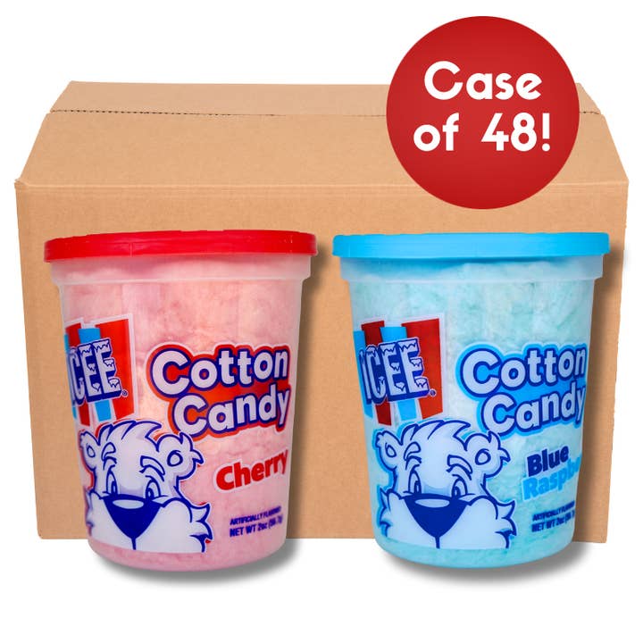 ICEE Cotton Candy - 2oz (Pack of 48) for wholesale by Santa Cruz Fun Foods