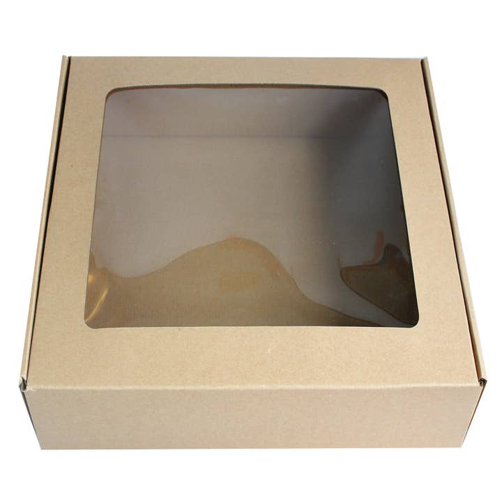 Emartbuy - Wholesale Gift Box - 29x27x6.5 cm Cardboard Display Boxes w/ Transparent Window