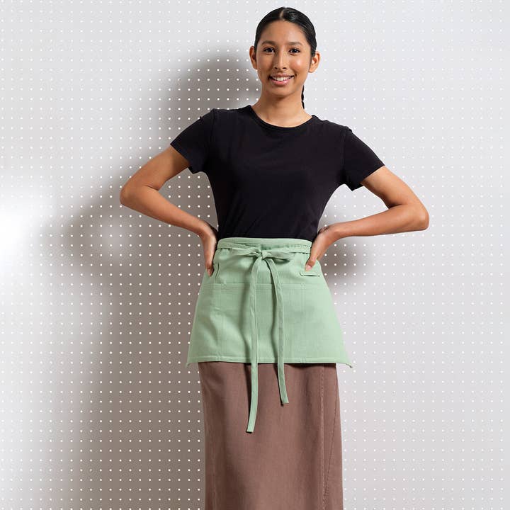 MEEMA - Wholesale Apron - Cotton Waist Apron – Half Apron with Pockets for Work9