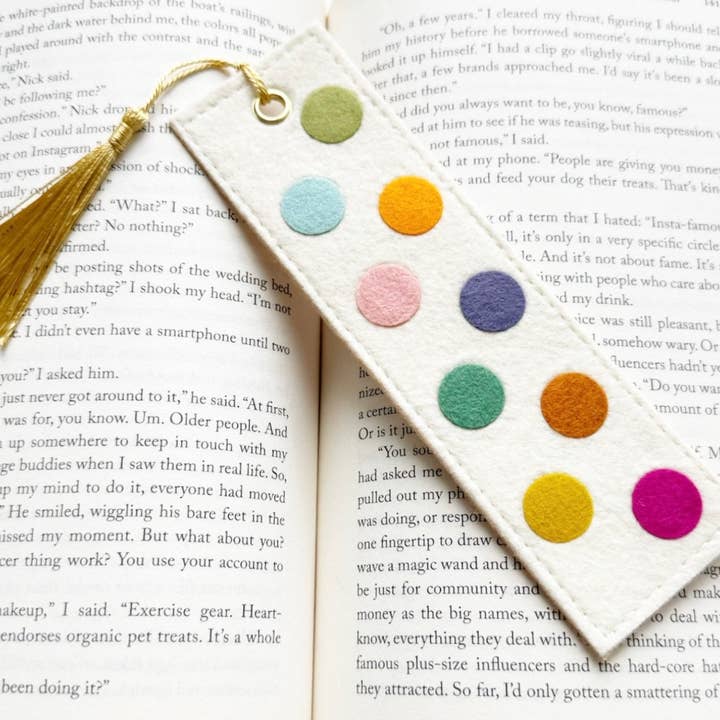 Polka Dot Bookmark for wholesale by Milo & Mollie