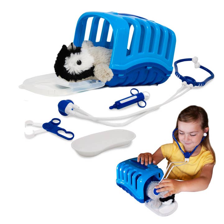 Deluxebase - Wholesale Toy Set - Kids - My Little Vet Basket - Penguin Chick Plush Set1