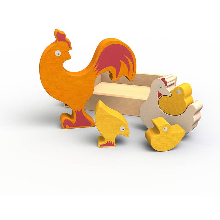 BeginAgain - Wholesale Puzzle - Kids - Chicken Family Puzzle1