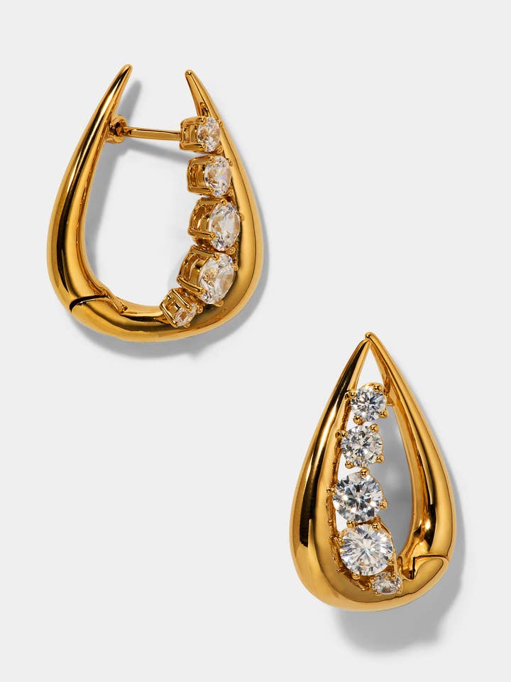 Boucles d'oreilles Huggie PHENOM pour la vente par NADRI