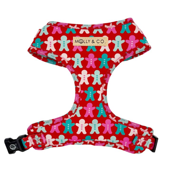 Gingerbread - Adjustable Dog Harness for wholesale by Molly & Co.