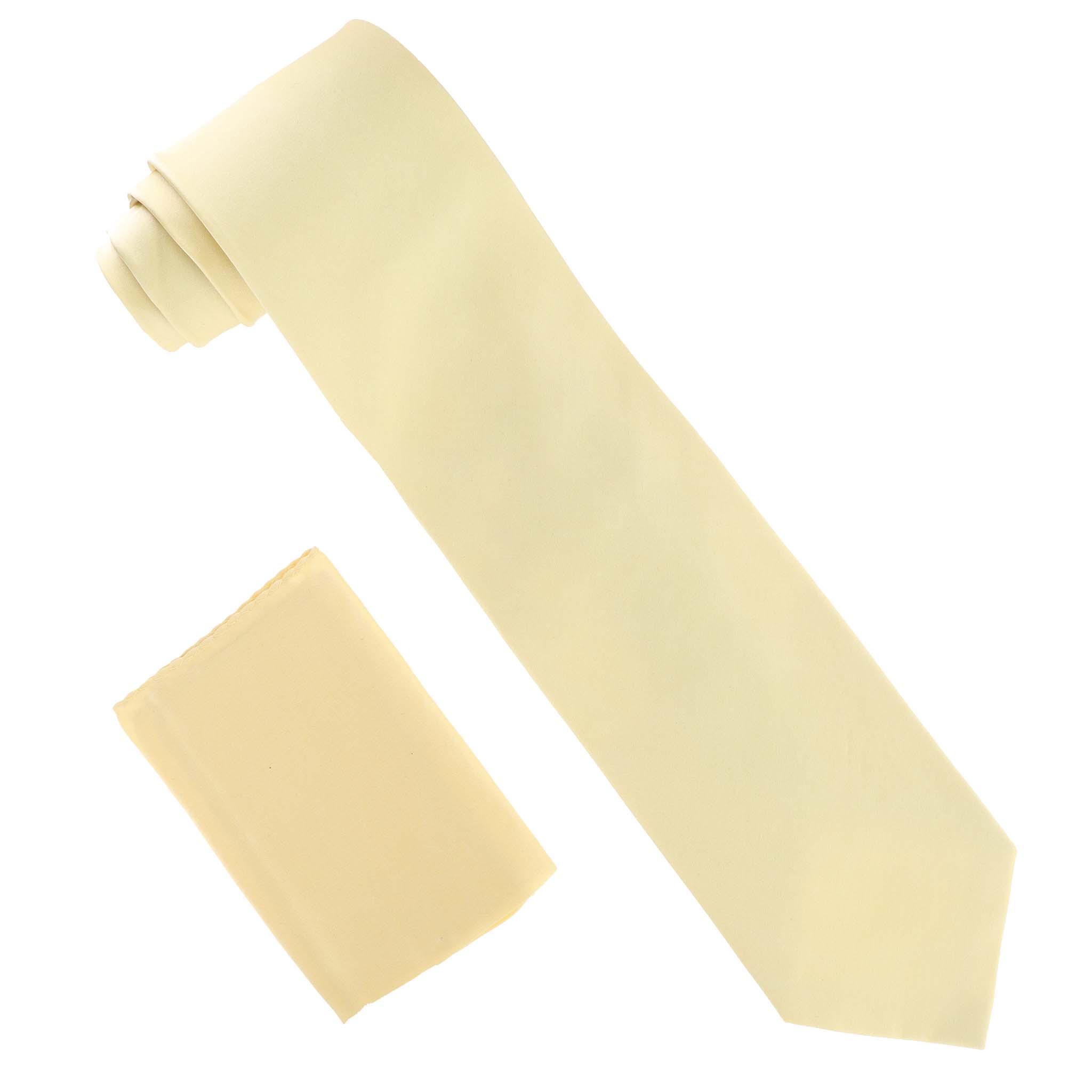Dubal Brothers – wholesale Slipsar – Herr – Vittorio Farina Solid Satin slips & Pocket Square av Classy Manschettknappar54