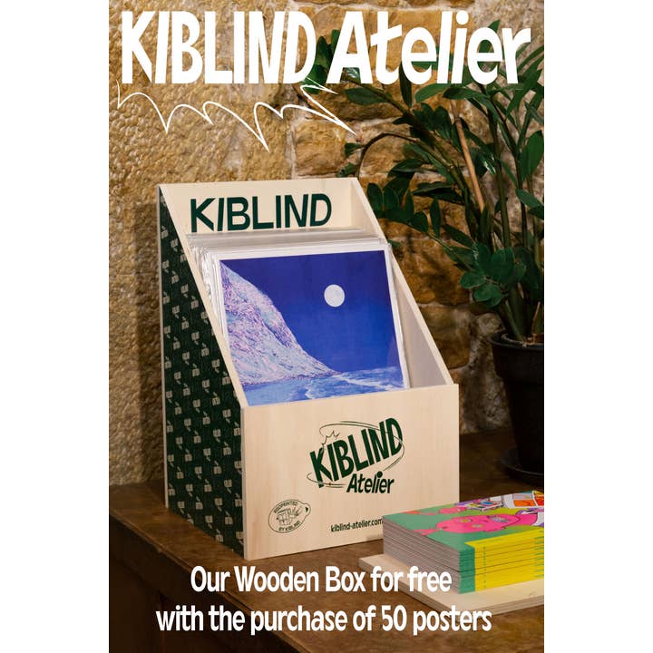 KIBLIND Atelier – Engroshandel Plakat – A3 plakat - Melek Zertal - Garfield